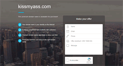 Desktop Screenshot of kissmyass.com