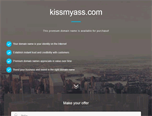 Tablet Screenshot of kissmyass.com